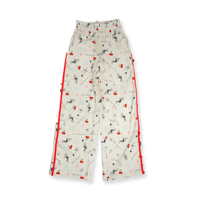 GIRLS PLAYFUL PANT  – Red Stripe