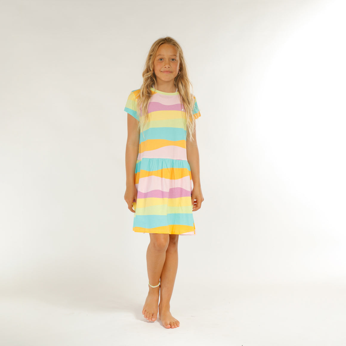 GIRLS PALMA DRESS - Multi