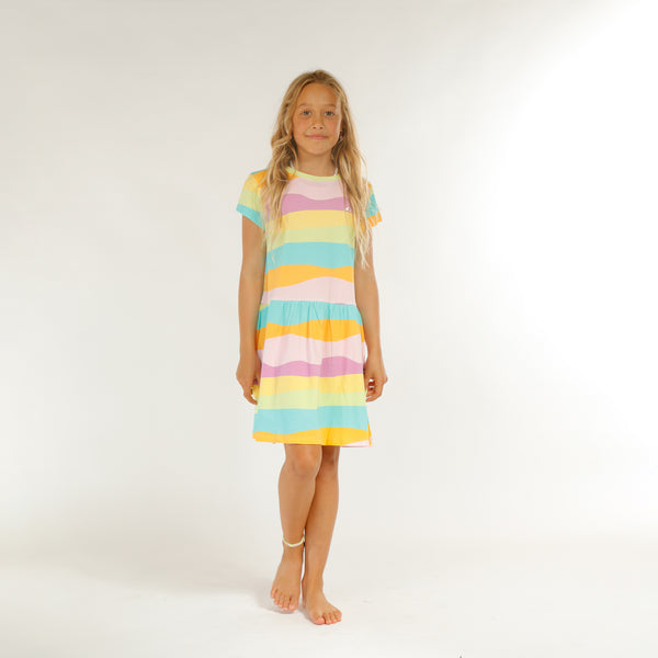 GIRLS PALMA DRESS - Multi