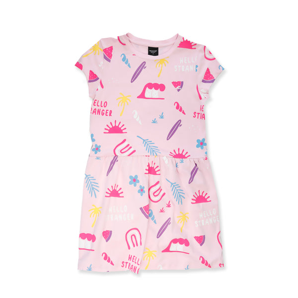 GIRLS PALMA DRESS - Pink