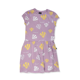 GIRLS PALMA DRESS - Purple