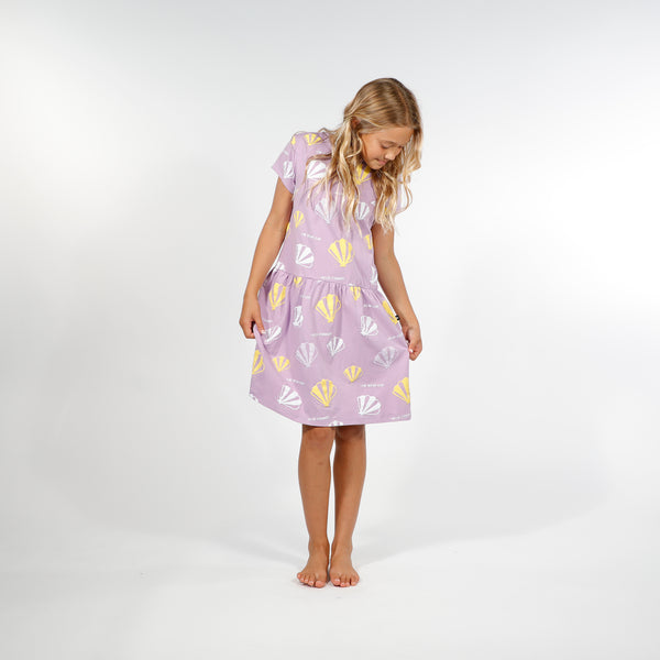 GIRLS PALMA DRESS - Purple