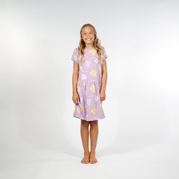 GIRLS PALMA DRESS - Purple