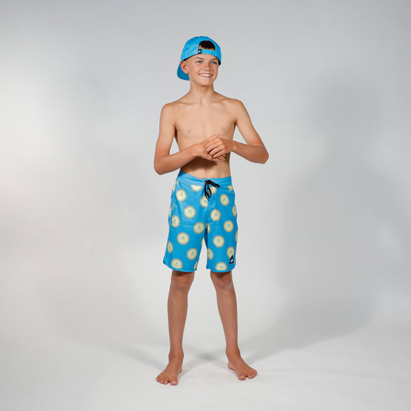 SUN LONG BOARD SHORT - Blue