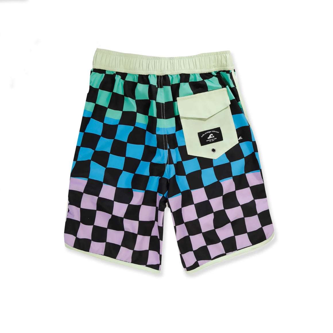 SUPER LONG BOARD SHORT - Multi Check