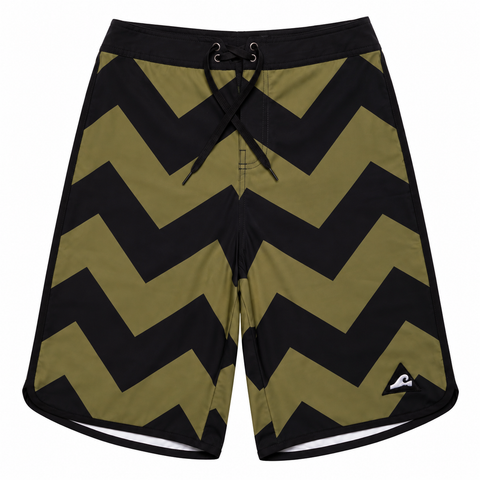 BREAK LONG BOARD SHORT – Khaki Black