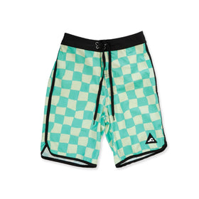 KERMIT LONG BOARD SHORT - Green Check
