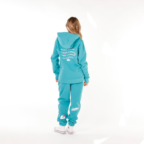 GIRLS BESTIES ISLA HOOD – Seafoam