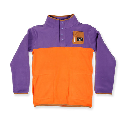 BOYS ADVENTURE FLEECE – Purple Orange
