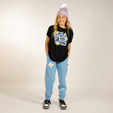 GIRLS BAILEY SS TEE - Black