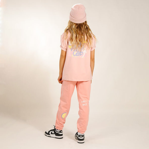 GIRLS BAILEY SS TEE - Dusty Pink