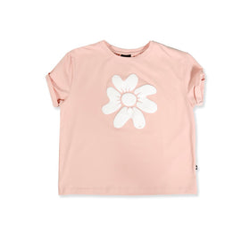 GIRLS BAILEY SS TEE - Dusty Pink