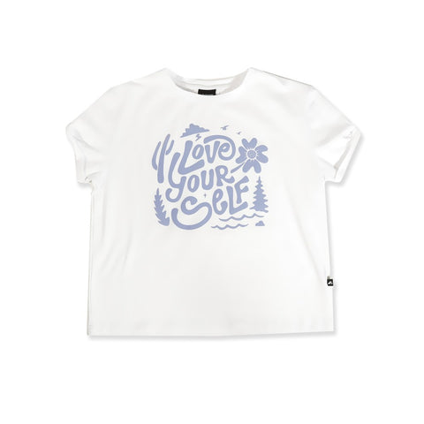 GIRLS BAILEY SS TEE - White