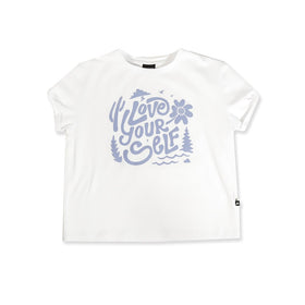 GIRLS BAILEY SS TEE - White