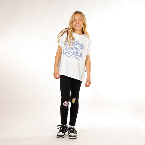 GIRLS BAILEY SS TEE - White