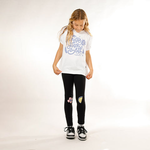 GIRLS BAILEY SS TEE - White