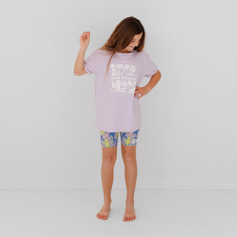 Holiday Vibes Bailey Tee - Lilac