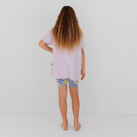 Holiday Vibes Bailey Tee - Lilac