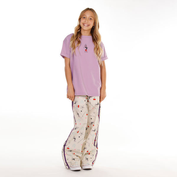 GIRLS MERMAID BAILEY SS TEE – Purple