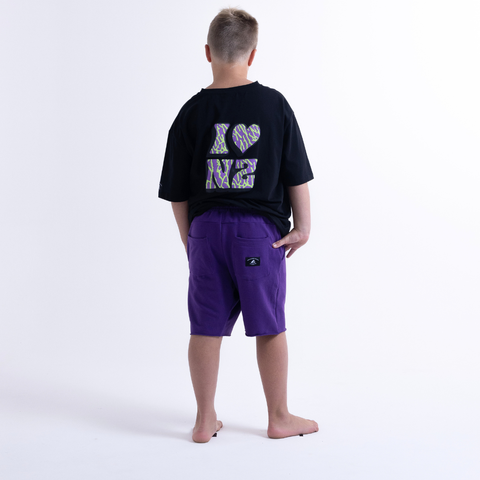 I Love NZ Box Tee - Black