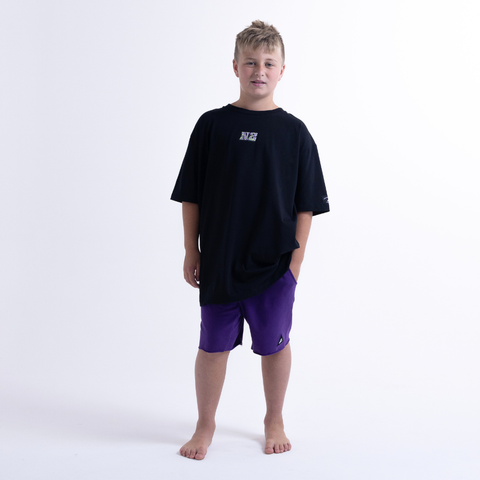 I Love NZ Box Tee - Black