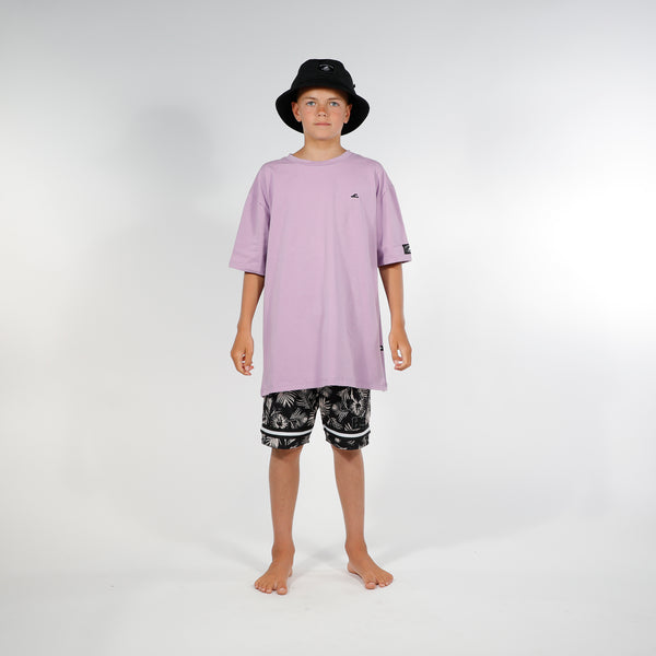 LOGO BOX TEE - Light Purple