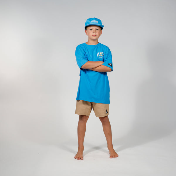 PEOPLE OF THE SUN BOX TEE - Blue