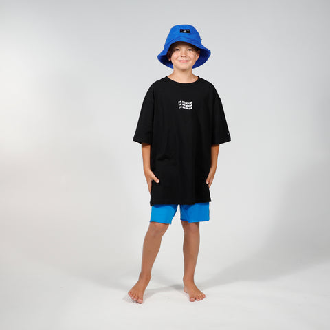 THE OCEAN CLUB BOX TEE - Black