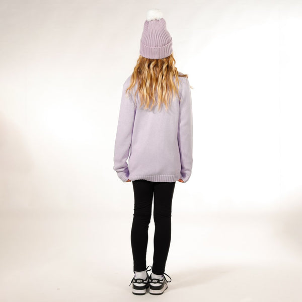 GIRLS MAGGIE CARDI - Purple