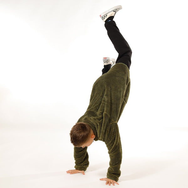 BOYS ZIP JACKET - Khaki