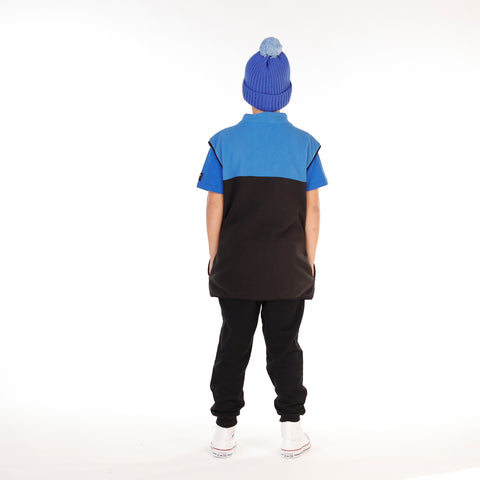 BOYS EVERYTHING VEST – Blue Black