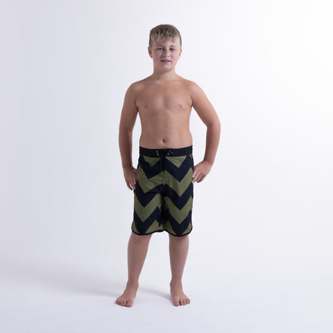 BREAK LONG BOARD SHORT – Khaki Black