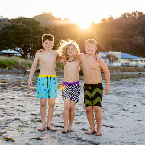 PALMS BOARD SHORT – Turquoise Print
