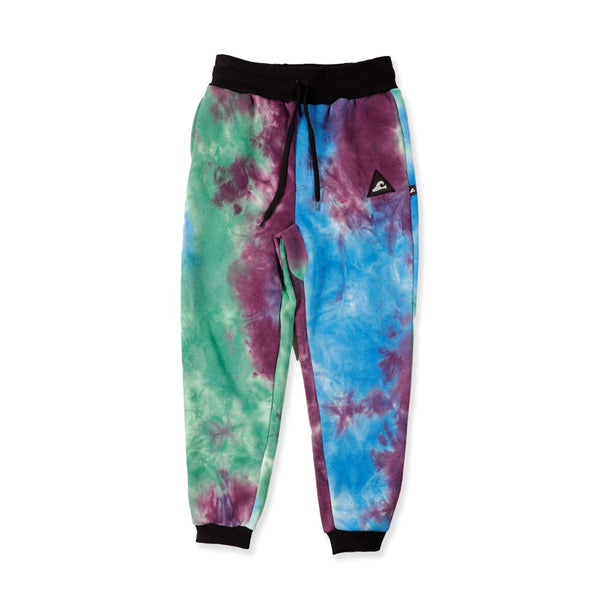 BOYS CRUISER TRACK PANT - Purple Green Dye